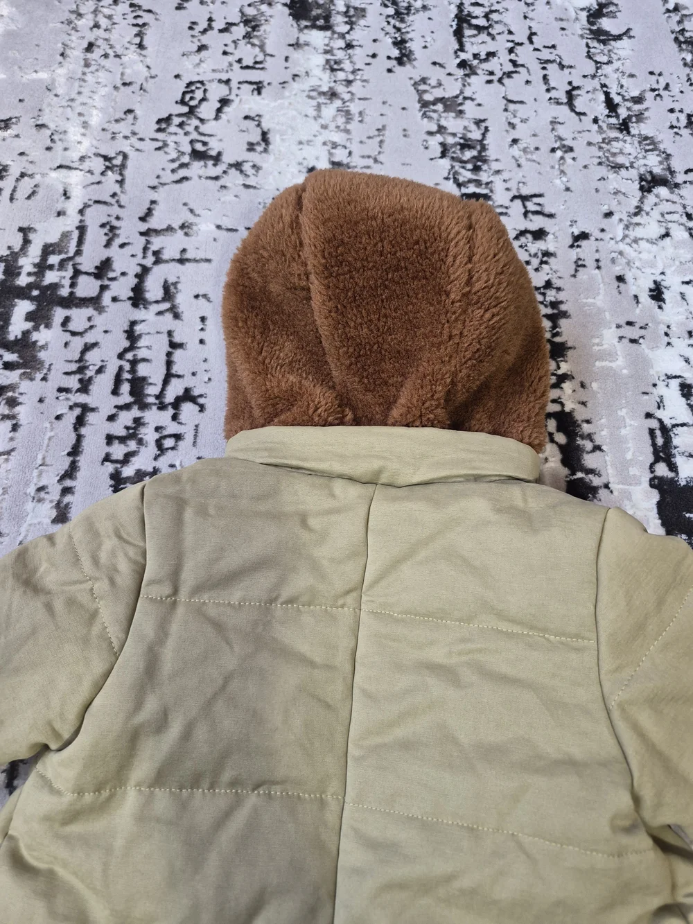 Bobo Choses Khaki Baby Shepra Organic Cotton Snowsuit / Coverall 3-6 m New